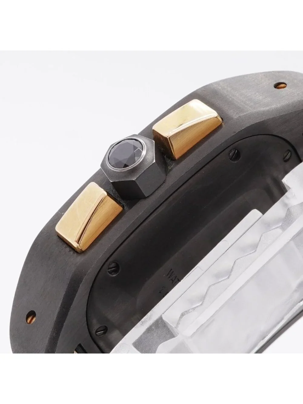 Cartier Santos 100 XL Chronograph Black Dial Watch
